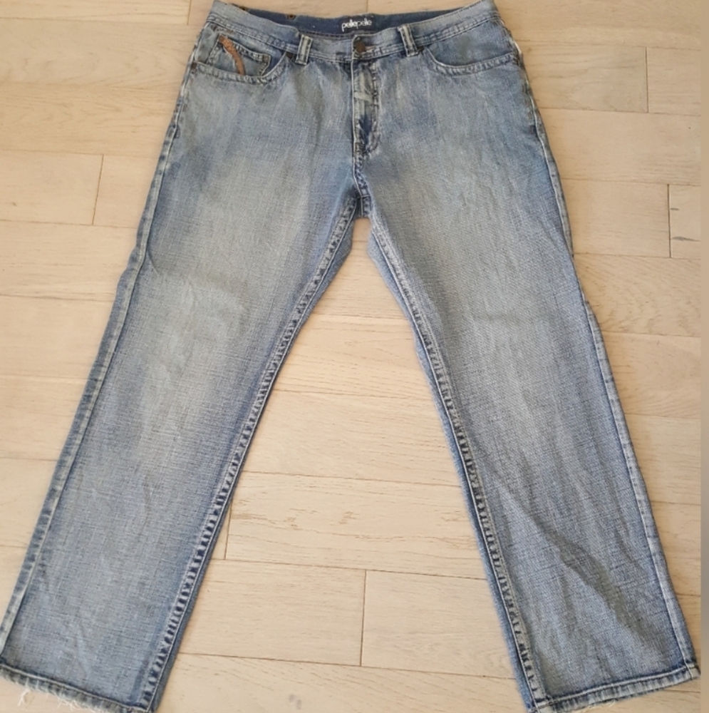 Pelle Pelle Men's Blue Jeans 38/34